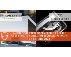 Cancelli Automatici: Valutazione della parte documentale e legale in collaborazione con Confabit